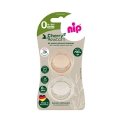 Nip laža Newborn višnjica,kaucuk, 0+m, 2kom,mix