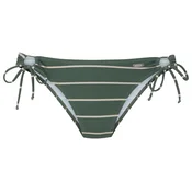 BENCH Bikini hlačke kremna/temno zelena