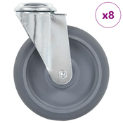 Okretni kotacici s otvorom za vijke 8 kom 125 mm