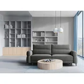 Livetastic ZOFA S POSTELJNO FUNKCIJO, barve grafita tekstil