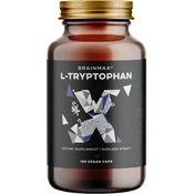 BrainMax L-Tryptophan, 430 mg, 100 rastlinskih kapsul