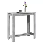 Vidaxl vidaXL Barska miza betonsko siva 102x50x103,5 cm