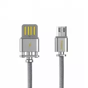 Remax Dominator RC-064m srebrni kabl micro USB 1m