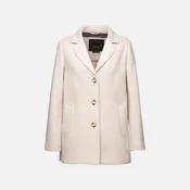 Cream Womens Coat Geox Doralea - Womens