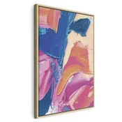 Slika - Energetic Shapes - Dynamic Oil Paint Composition on Canvas 40x60