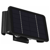 LED solarno zidno svetlo 4xLED/1,5W/3,7V 1500 mAh IP54 crno
