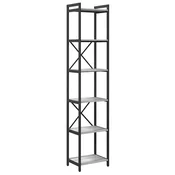 Vidaxl Knjižna polica Siva sonoma 40 x 30 x 189,5 cm Konstruiran les