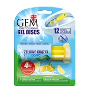 shumee GEM čistilni gel za stranišča 4 v 1 XXL (12 nanosov) - limona 75 ml