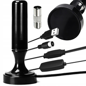Univerzalna magnetna TV antena i USB DVB-T 4K pojacalo