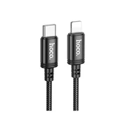 USB C na Lightning kabel Hoco PD 27W 2m X89 črn
