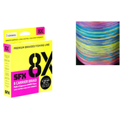 Pletena Vrvica Sufix SFX 8 Multicolour 0,165-0,405mm/300m