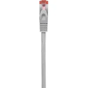 Renkforce Renkforce RF-4724934 RJ45 omrežni kabel\, Patch kabel CAT 6 S/FTP 2.00 m siva z zaščitnim zapornim zatičem\, pozlačeni konektorji\, ognjevaren 1 kos, (20417978)