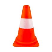 DOK ODSEVNI OPOZORILNI STOŽEC ZA CESTO 30 CM MEHKI PVC STOŽEC