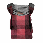 Kengurujček CLICK CARRIER REVERSIBLE Red Plaid (velikost otroka)