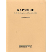 CRESTON:RAPSODIE FOR Eb SAXOPHONE AND PIANO PŠ.108B