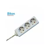BITON ELECTRONICS Prenosna prikljucnica 3 / 3 met PP/J 3X1.5mm (ET10102)