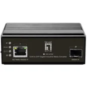 LevelOne IGC-0102 omrežni medij pretvornik 1000 Mbit/s, črn