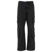 2Y Studios Kargo kavbojke Aidan črn denim
