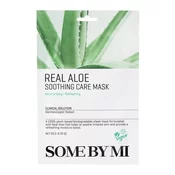 Some By Mi Real Aloe Soothing Care Mask - Pomirjujoča Maska iz Blaga 1kos/20ml