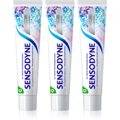 Sensodyne Extra Whitening belilna zobna pasta s fluoridom za občutljive zobe 3x75 ml