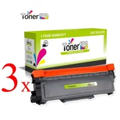 toner123 Komplet Brother TN-2320/DCP-L2500, L2520, L2540, L2560, L2700/HL-L2300, L2320, L2340, L2360, L2365, L2380/MFC-L2700, L2720, L2740 kompatibilni tonerji (3) - 3 x črna