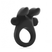 Shots Toys Rabbit Cockring Black