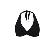 Barts SOLID CROSS HALTER, kopalke ž.top bikini, črna 2480
