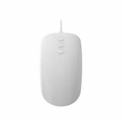 Cherry AK-PMH3 miška Zdravniška Obojeročna USB vrsta-A 1000 DPI (AK-PMH3OB-US-W)