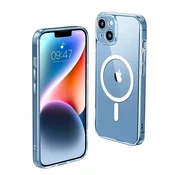 shumee Magnetni gel ovitek za iPhone 14 Plus, prozoren, MagSafe