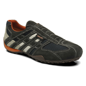 GEOX moški čevlji U SNAKE L U4207L, temno sivi