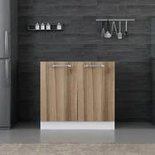 Hanah Home kuhinjski element Minar 4132, 90 cm, beli / dore