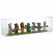 Vitrina za 7 lego minifigur, ščiti pred prahom in UV-žarki, minifigure