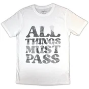 George Harrison All Things Must Pass Text Infill White M Majica