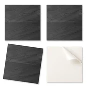 shumee Samolepilne vinilne tiskane ploščice Temne kamnite plošče 20x20x20 cm
