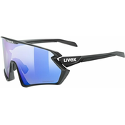 UVEX Sportstyle 231 2.0 P Black Matt Polavision Mirror Blue