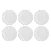slomart Set 6 Ducale krožnikov za solato, belih, 20 cm