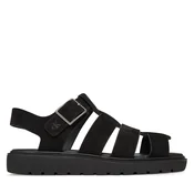 Sandali Calvin Klein Jeans Fisherman Hw Sandal Lth YW0YW01962 Črna