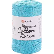 Yarn Art Macrame Cotton Lurex 2 mm 205 m 733 Vrvica
