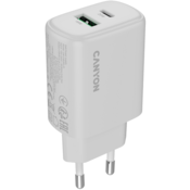 shumee CANYON OnCharge 200 20W 1xPD 1xQC EU stenski polnilnik bele barve