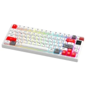 Tastatura mehanicka Gaming Fantech MK917 RGB Atom PRO79 Wireless bela (blue switch)