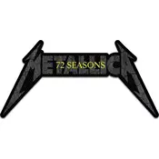 Metallica 72 Seasons Charred Logo Cut Out Našitek za šivanje