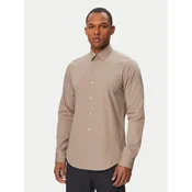 Calvin Klein Srajca Essentials LV019EU037 Bež Slim Fit