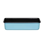 Riess Pekač za kruh Colorful 30x10xh7,6cm/pravokoten/moder/emajl