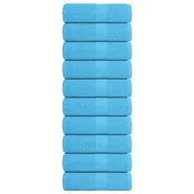 Vidaxl Brisače za goste FROGN 10 kosov turkizne 30x50 cm 360 g/m2