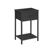 SONGMICS Nočna omarica 28x38x61 cm Črna, (5000273783)