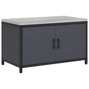 Vidaxl Shramba za kuhinjo HATTEM Antracit 90 x 50 x 53 cm Jeklo
