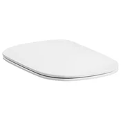 KERASAN Elegantno SLIM WC sedátko New Yorker, bela/krom, sodoben dizajn