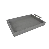 Sigma Poslužavnik HRT-23A341S, Medijapan, 42×31 cm, Siva cipka
