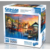 KS Games - Puzzle Sončni zahod v ameriškem pristanišču - 3 000 kosov