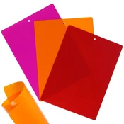 shumee 3x prilagodljiv set plastičnih podlog za rezanje kuhinjskih desk
